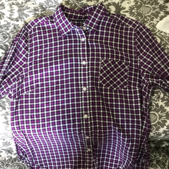 Checkered button down - Picture 2 of 3